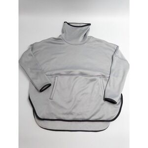 The North Face Turtle Neck Fleece Sweater Small Gray Pullover‎ Sweater Polyester